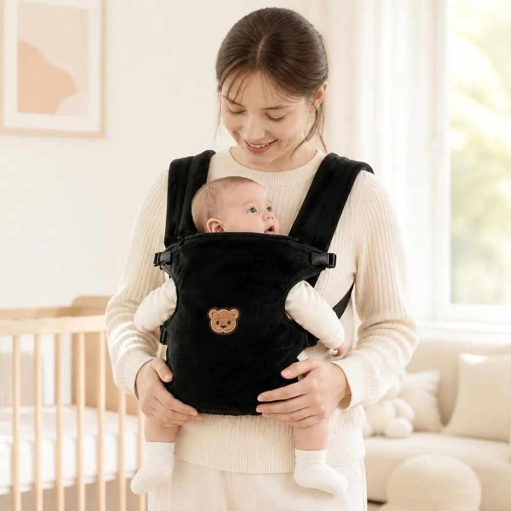 Ergonomic Design Baby Carrier Adjustable Straps Multifunctional Infant Sling Comfortable Padding Portable Baby Wrap view 4