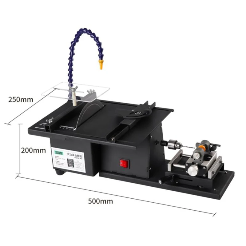 220V Multifunctional Jade Polishing and Cutting Machine Small Table Grinding Engraving Machine Table Saw Polishing Jade Tools