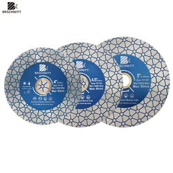 BRSCHNITT 1pc Dia 105/115/125mm Diamond Saw Cutting Disc Grinding Saw Blade Sanding Disc for Ceramic Tile Porcelain Cutter