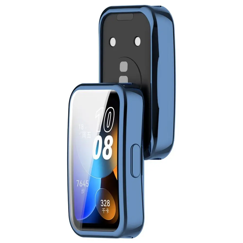 Soft TPU Protective Cover Anti-Scratch Smart Watch Screen Protector Accessories Full Cover Case Shell for Huawei Band 9 8
