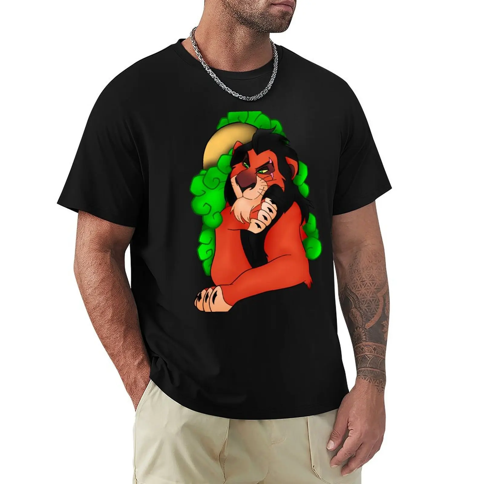 

Scar T-Shirt summer clothes graphic t shirt vintage anime tshirt custom t shirt t shirt men 100℅ cotton