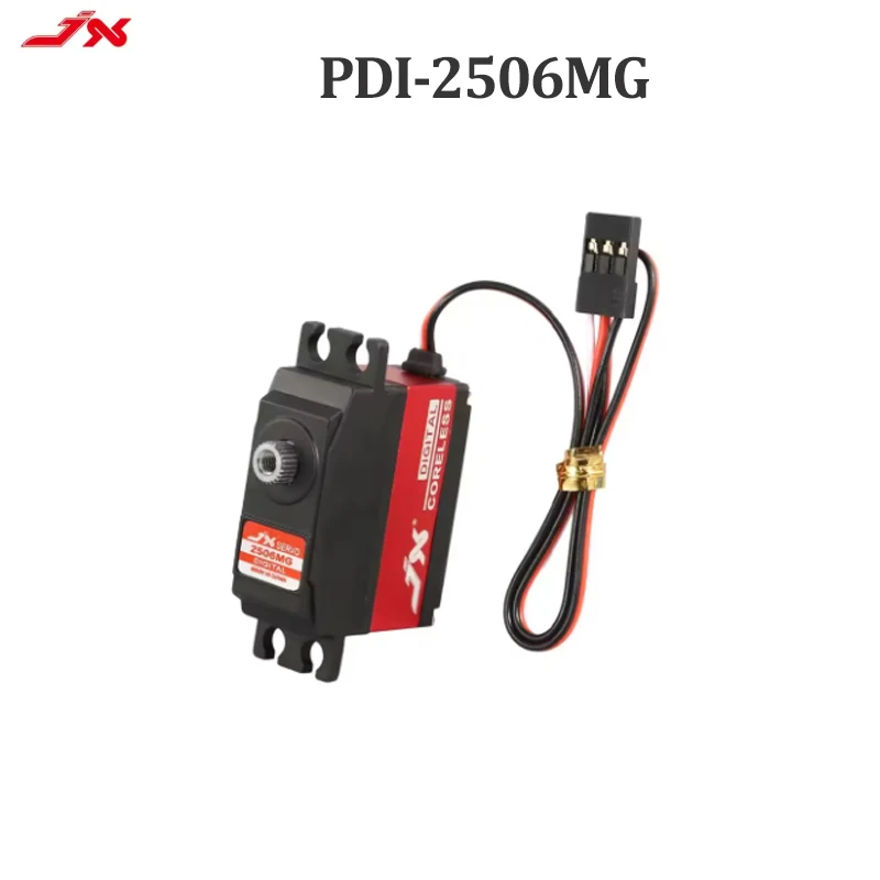 JX Servo PDI-2506MG 6.6KG Metal Gear Digitale Coreless Servo Voor RC Auto RC 450 500 Helikopter Vliegtuig met vaste vleugels