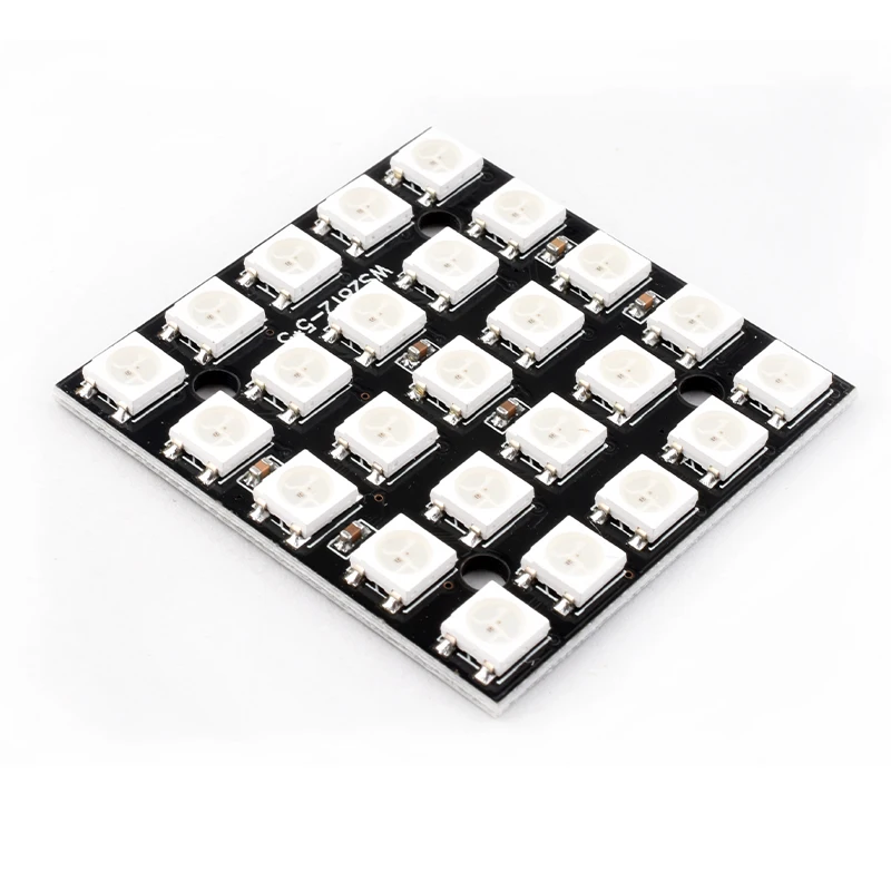 NIEUWE WS2812 LED 5050 RGB 8x8 LED Matrix voor Arduino Merk WS2812B 8*8 4 16 25 64-Bit Full Color 5050 RGB LED Lamp Paneel Licht