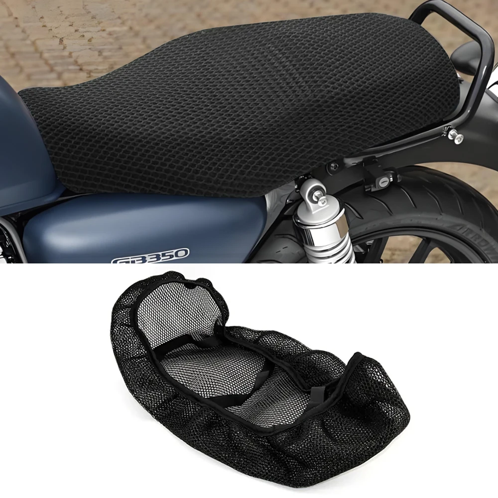 For Honda GB350 S GB350S GB350 Nylon 3D cover Motorcycle seat cover Thermal insulation mat 3D stereo seat cover
