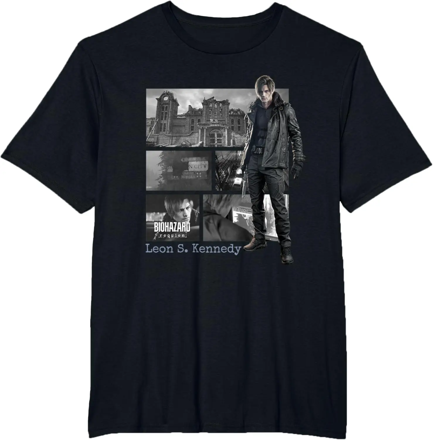Resident Evil 9 Requiem Leon S. Kennedy 100%Cotton unisex shirt 2026 Summer New Men's fashion Y2k Short sleeve Tshirt fan gift