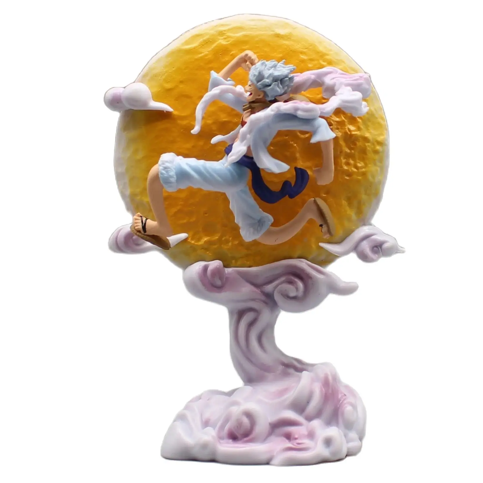 

One Piece Nika Monkey D. Luffy 6.5" Animation the Moon will glow , the top war Anime Model Decoration Garage Kit Ornaments