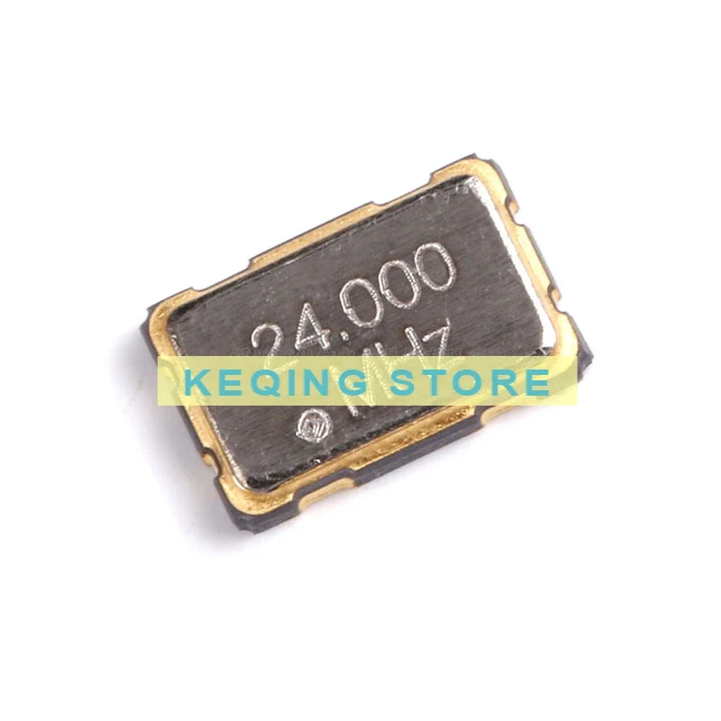 50PCS SMT active crystal oscillator 5032 24.000MHz ± 25PPM 3.3V 5.0 * 3.2mm 4-pin resonator