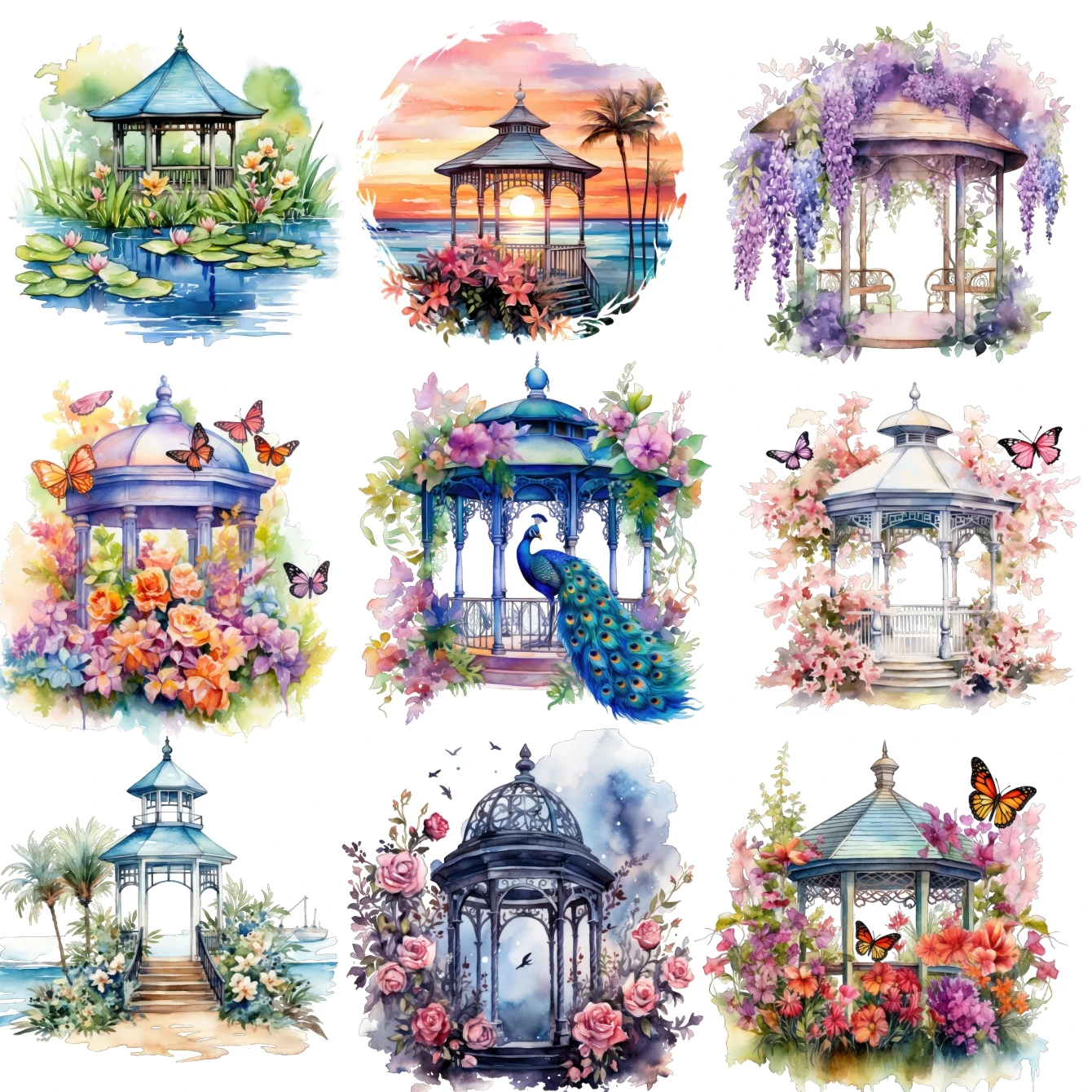 

1 set Creative Cute Self-made European Style Flowers and Roses Scrapbooking Stickers /Decorative Sticker /DIY Craft Photo Albums