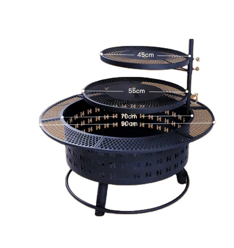 Custom High Quality Easily Assembled Grill Firewood Factory Customization Patio Picnic Party Outside Fireplace