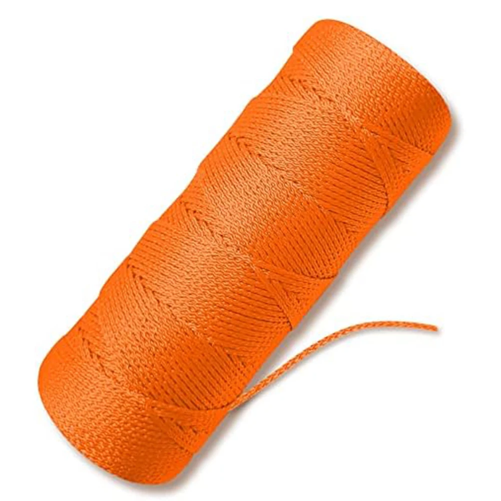 Gardening String 1mm X 152m Nylon Twine 500 Feet Long Accurate Measurements Fluorescent Orange Reliable Performance