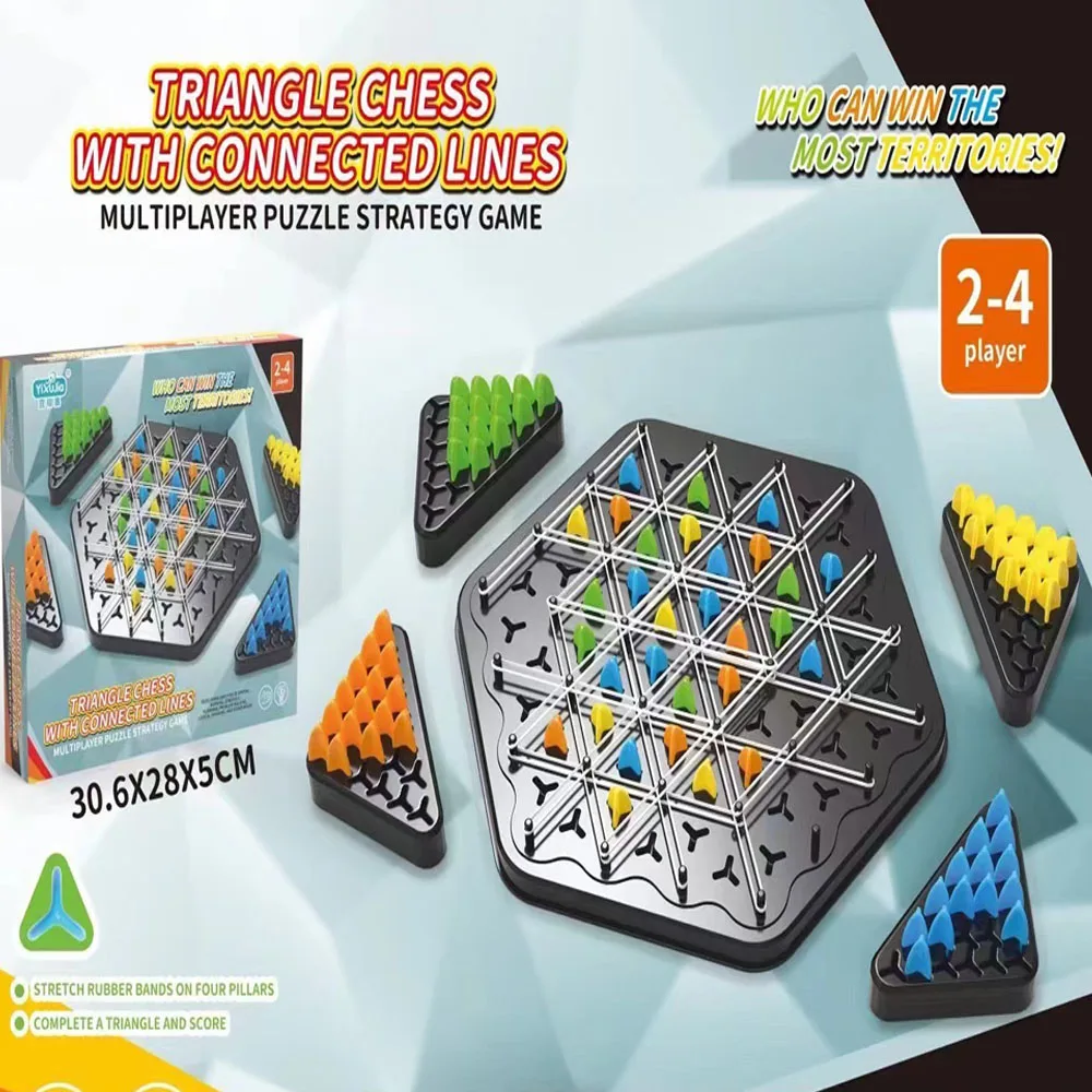 New Triangle Chain Chess Splendor Duel Board Game Strategy Game for Kids and Adults Fun Family Game  Entertainment Tables Games