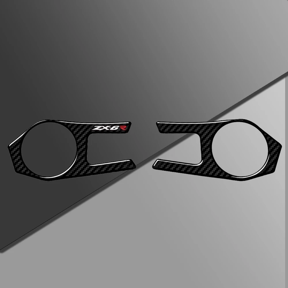 

Для Kawasaki ZX-6R 2009-2011 3D текстурированная защитная наклейка из углеродного волокна с тремя деревянными крышками
