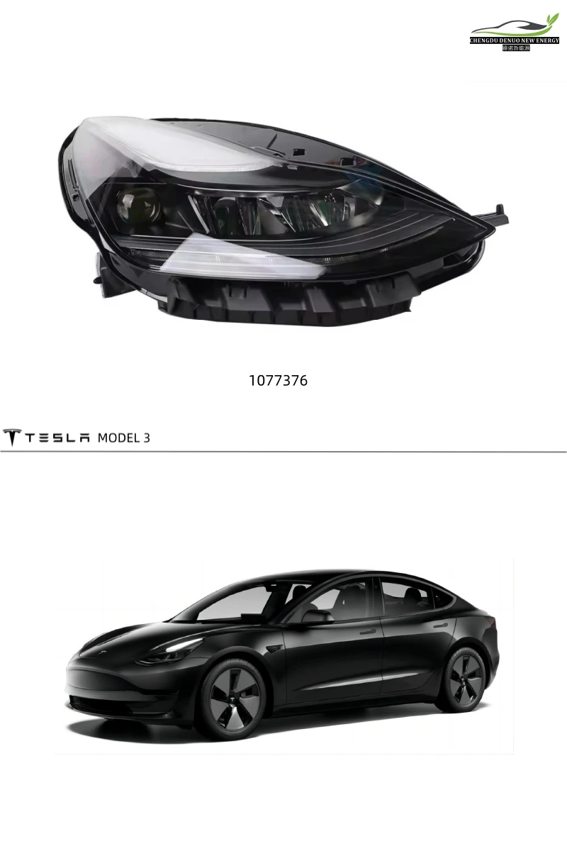 1077375 -00-C D Tesla Modelo 3/Y Faróis combinados dianteiros Modelo 3 Faróis de alta qualidade