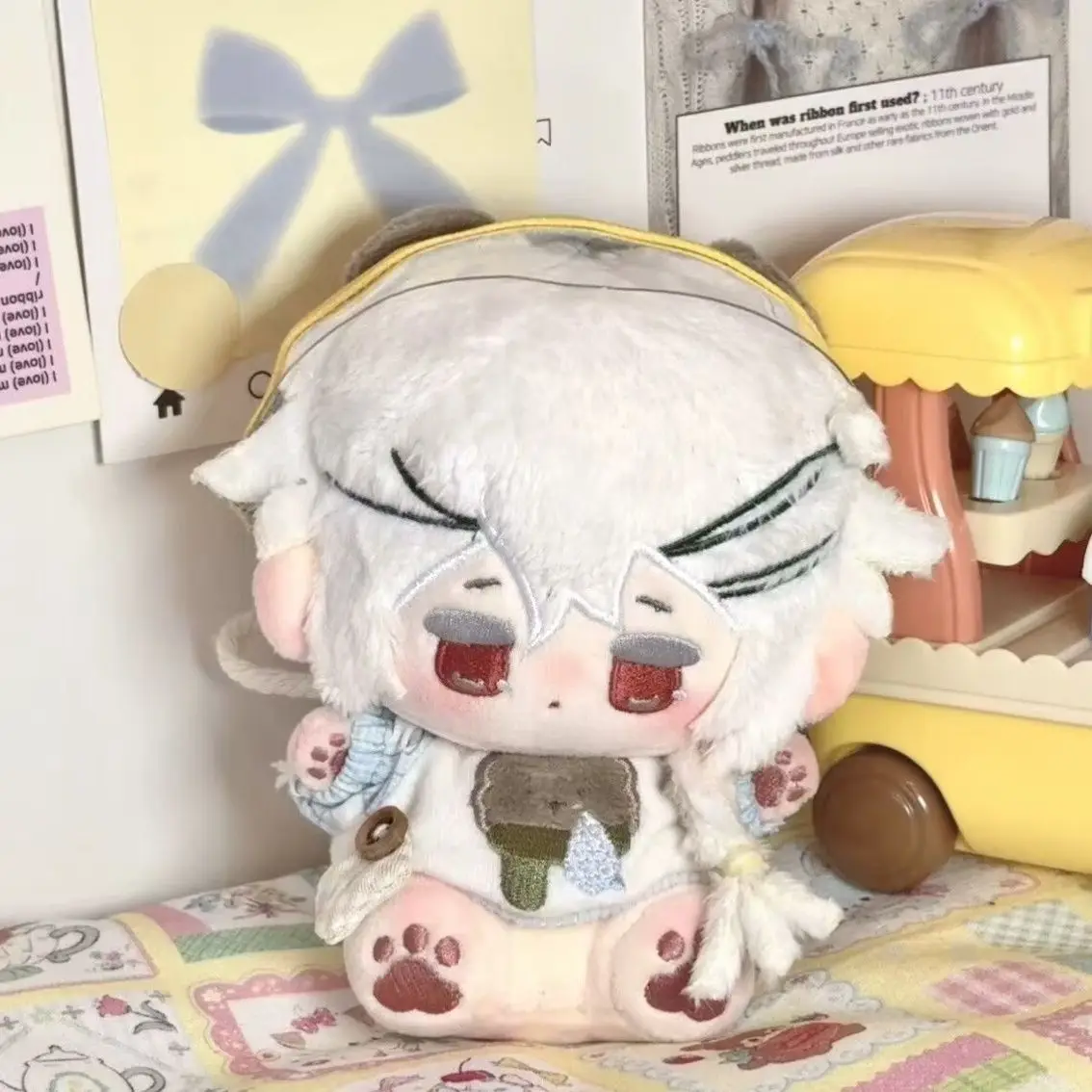 

10cm Stuffed Cookie Run Kingdom Saint Lily Cookie Plushie Anime Figures Plush Doll Toys Keychain Pendant Holiday Gift