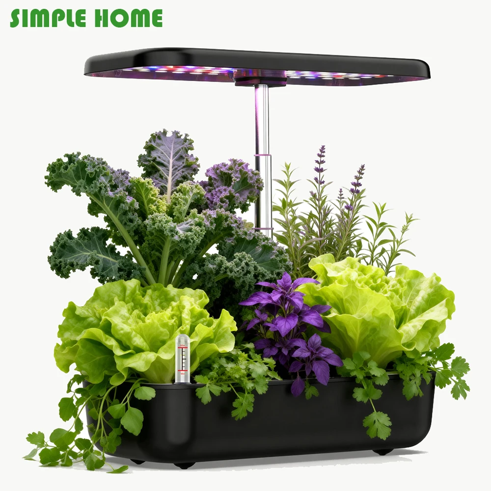 

Hydroponics Growing Systems Smart Planting Vegetable Machine With Led Grow Light Non-toxic Soilless Indoor Home Gardening