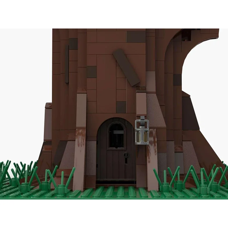 Moc blocos de construção casa na árvore tecnologia tijolos modulares modelo presentes brinquedos natal diy conjuntos montagem