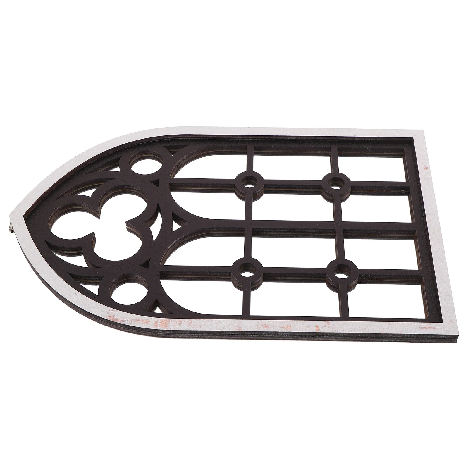 

Gothic Style Fake Window Mirror Decorative Wall Panel for Home Room Background Retro Design Unique Decor