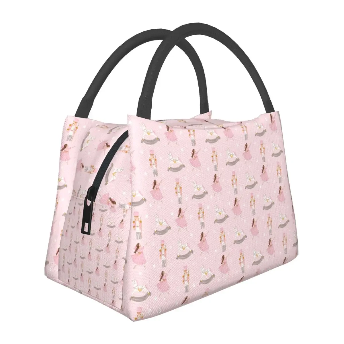 

Christmas Nutcrackers Stars Ballerina Violin Lunch Bags Bento Box Resuable Lunch Tote Picnic Bags Thermal Bag for Woman Travel