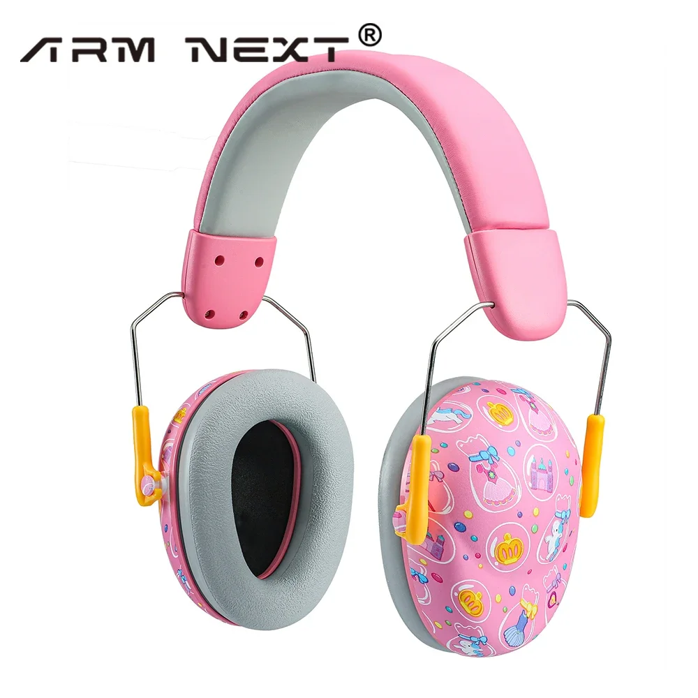 Kids Ear Protection Safety Ear Muffs Hearing Protectors Adjustable Noise Cancelling Headphones for Children Gift