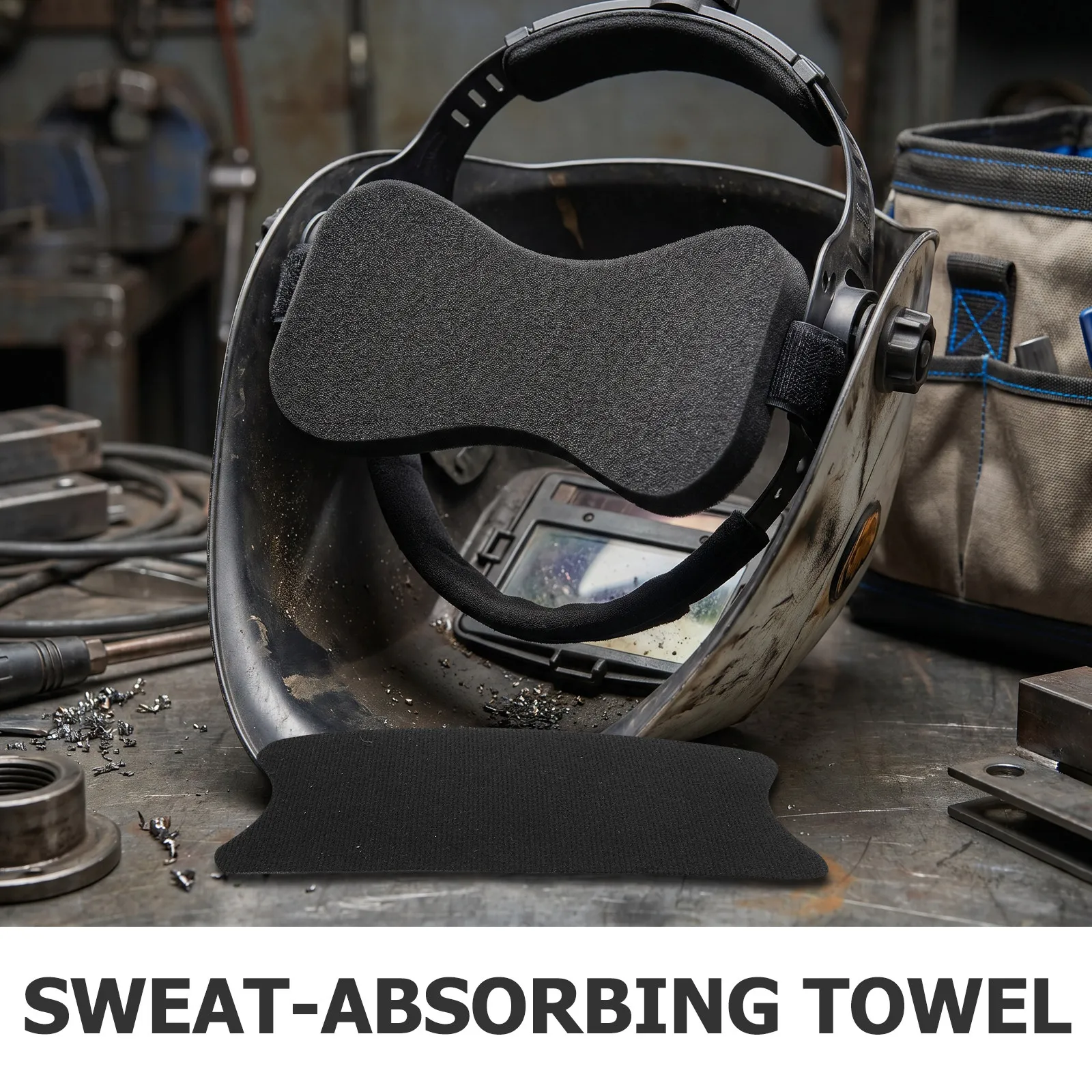 Hard Hat Sweat Band Liner Quick-Dry Absorbent Padded Replacement Liner Cooling Soft Sweatband Welding Work Safety