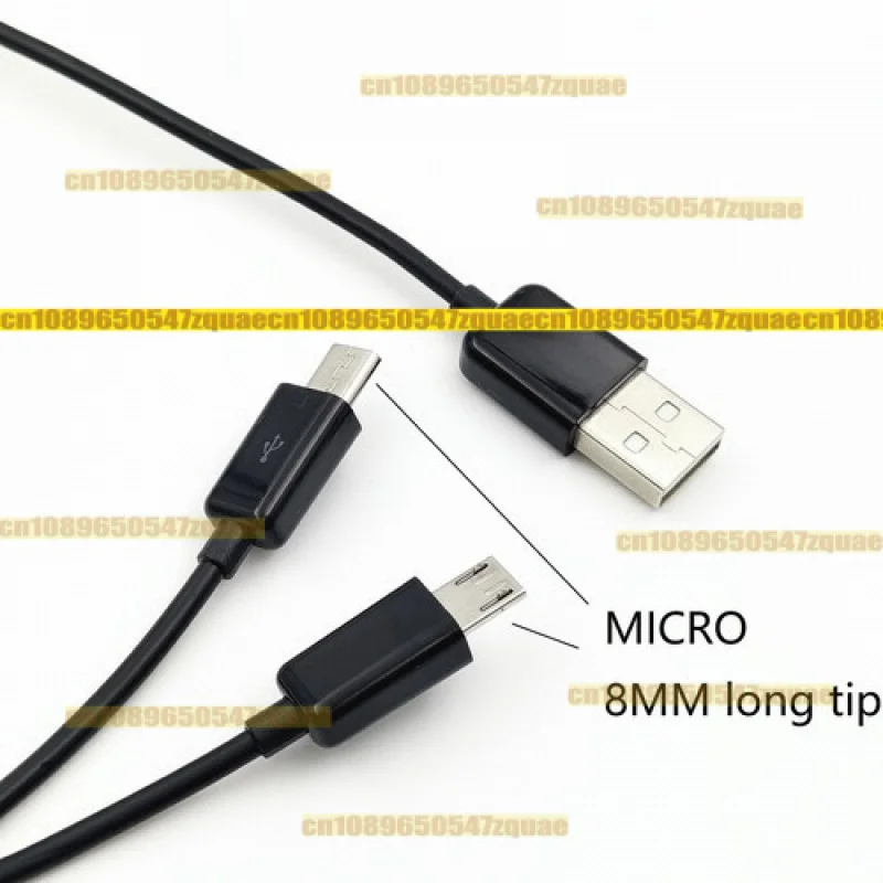 

1m 3ft Dual Micro USB Splitter Cable with 8mm long tip Power 2 Micro USB Devices