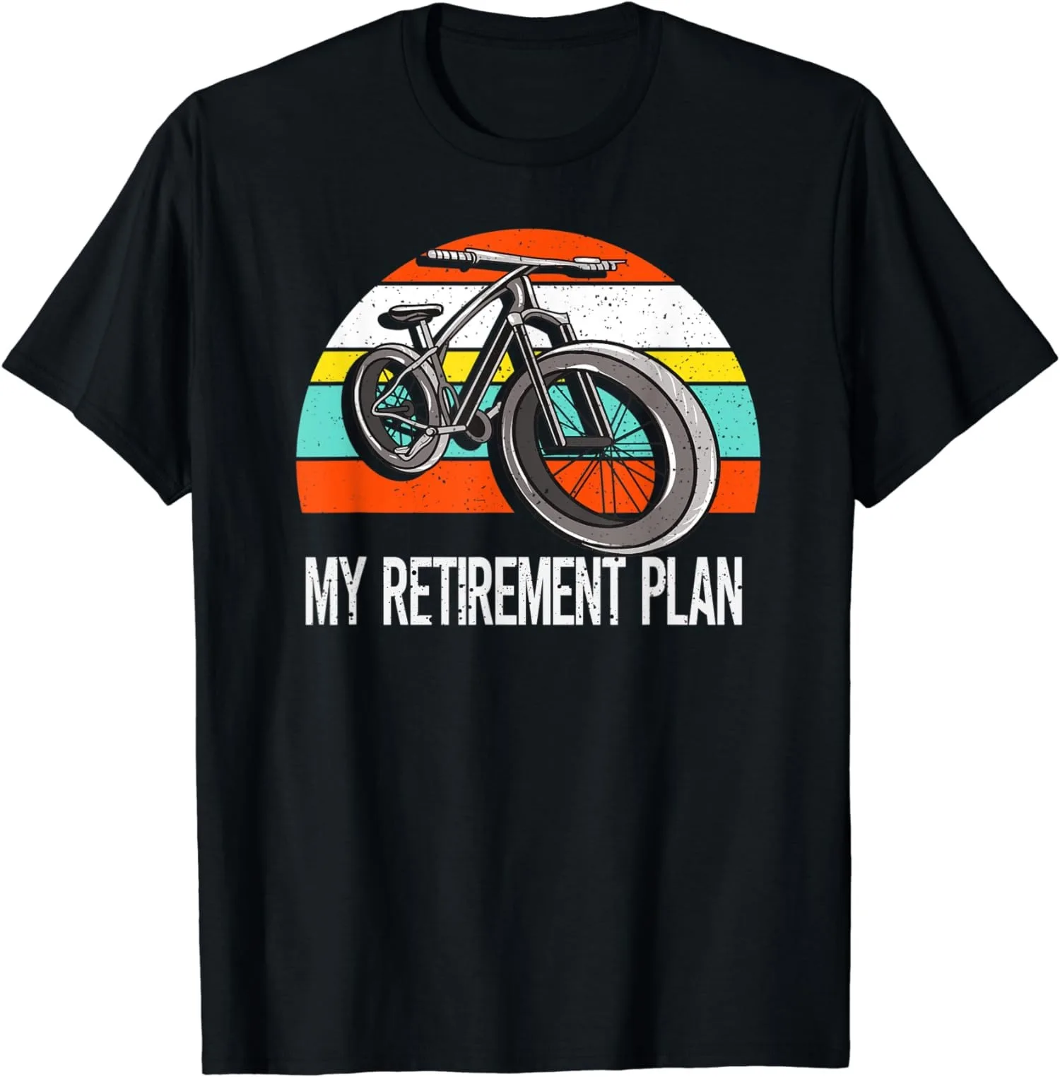 Bicycle Day Design Mountain Bike Retirement Cycling Gift Unisex T-Shirt