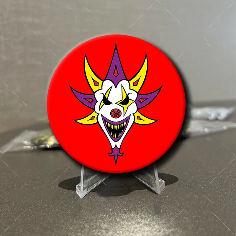 ICP Insane Clown Posse Hatchet Man Creative Pins Hip Hop Music Band Juggalo Wicked Tinplate Brooch