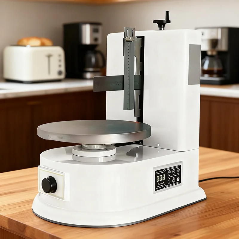 

Коммерческая электрическая машина для разбрасывания тортов 110 В/220 В, круглая машина для украшения хлебного крема, разбрасыватель покрытия, бытовая техника