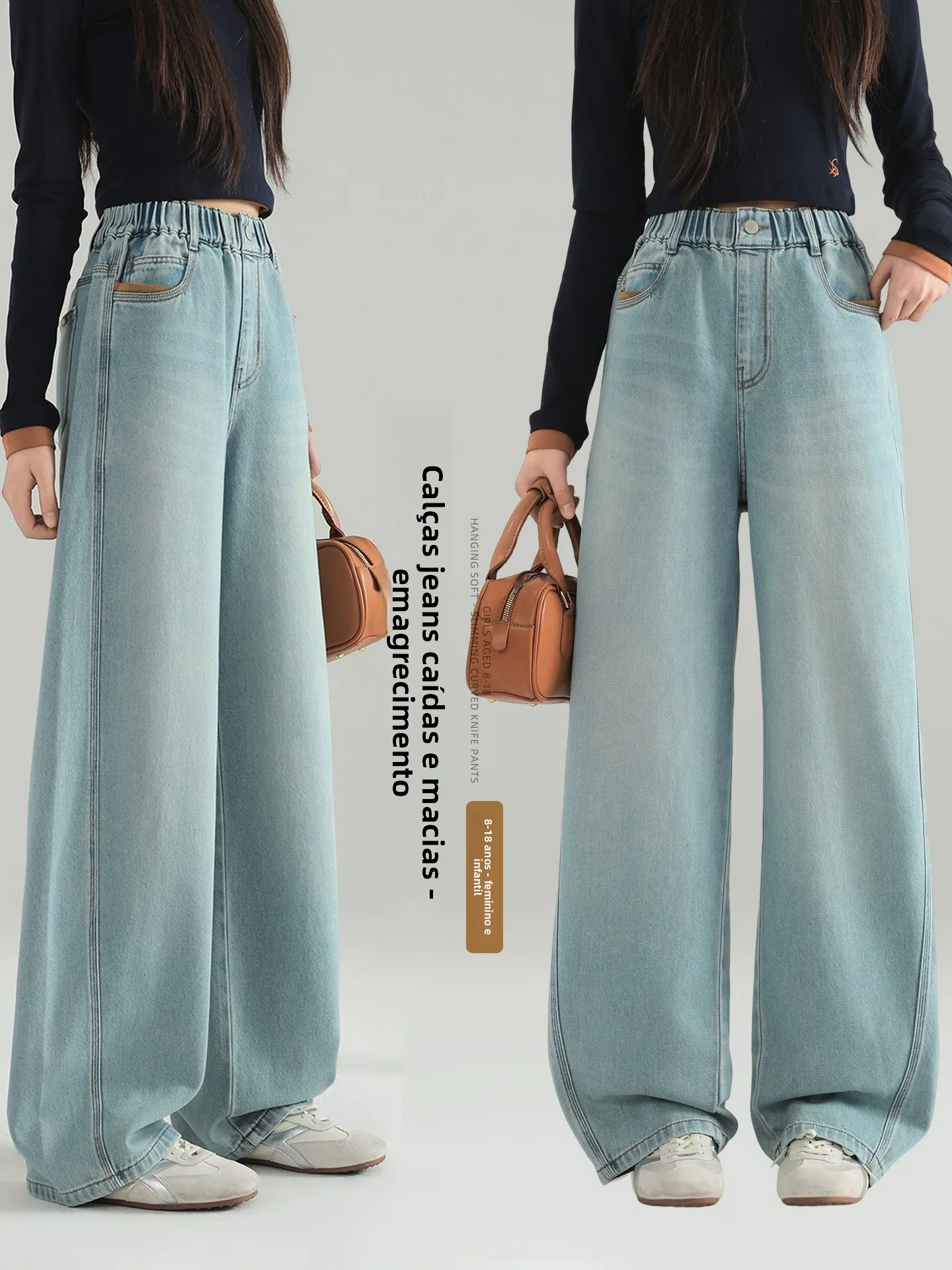 jeans-modellanti-per-ragazze-delle-scuole-medie-e-superiori-gamba-dritta-alla-moda-vita-alta-cotone-poliestere-lyocell-primavera