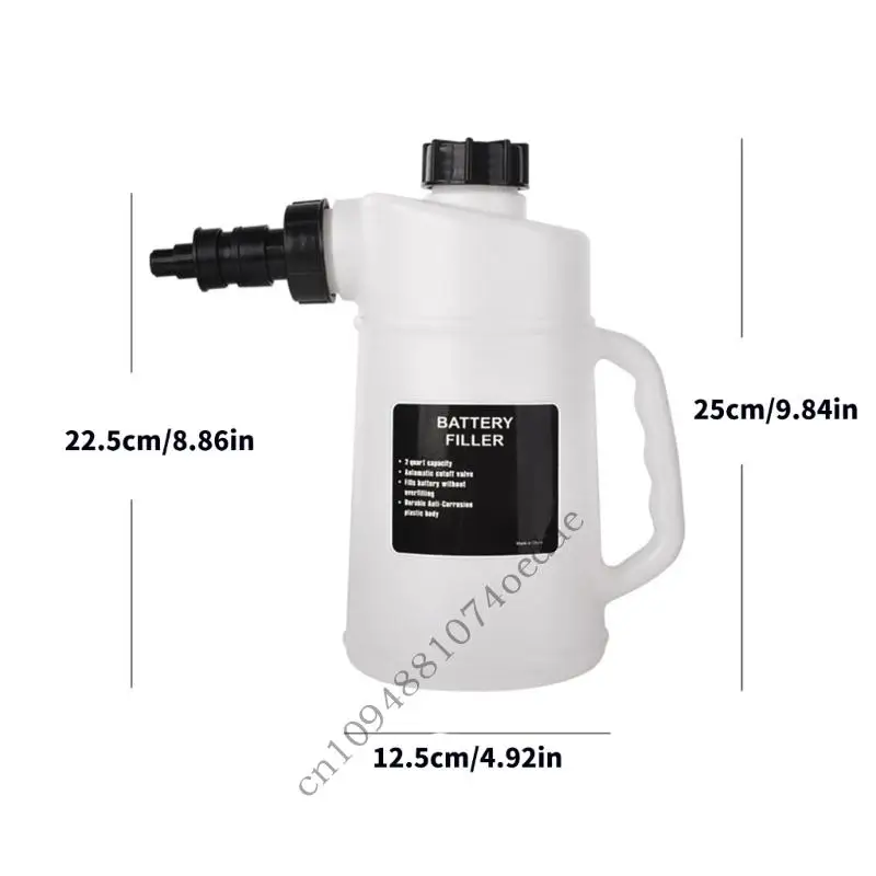 0xxc 2 لتر أباريق مياه بطارية السيارات تتميز بتصميمات مقاومة للتسرب لشاحنة السيارة