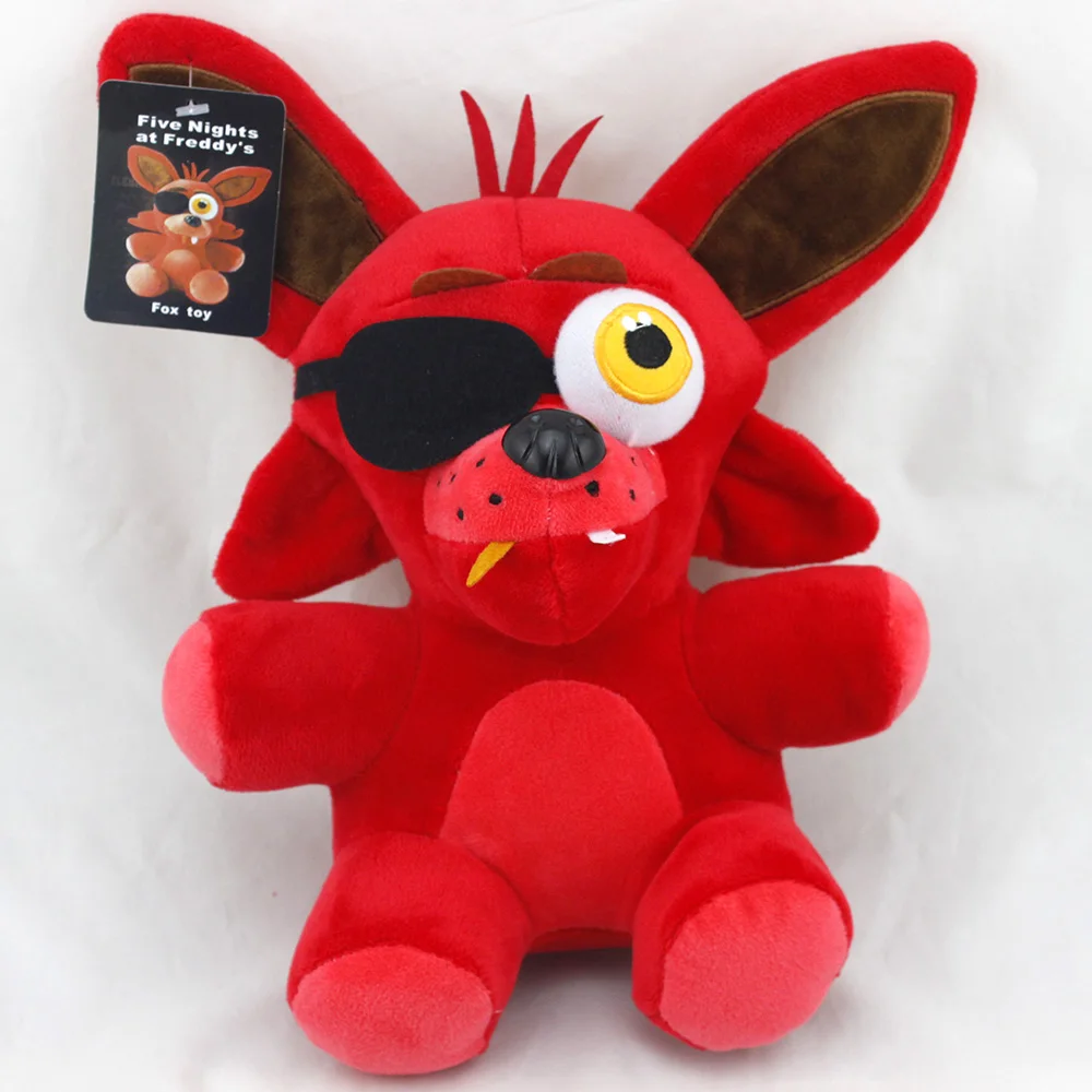 

FNAF Red Fox Toy nightmare foxy PIRATE 12" Plush Toy , Freddy Game Film Stuffed Animal Five Nights at Freddy's Teddy Bear Doll