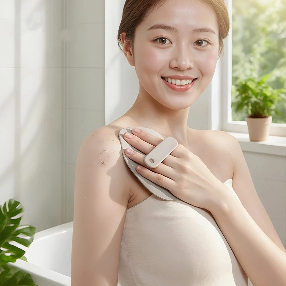 새로운 실리콘 목욕 타월 부드럽고 미끄럼 방지 각질 제거 타월 강력한 목욕 가죽 바디 스크럽 타월 머드 스크럽 도구