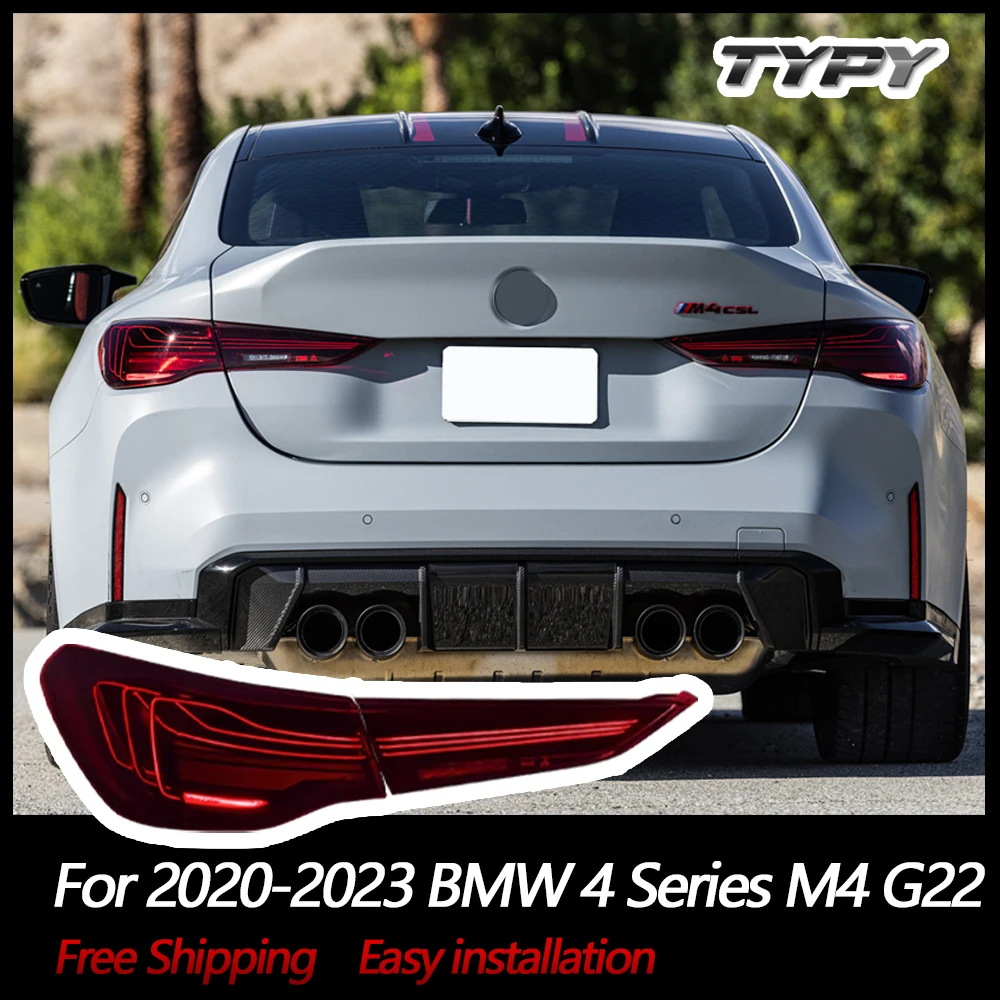 

TYPY Car Tail Lights For BMW 4 Series M4 G22 G82 2020-2023 LED Car Tail Lamps Daytime Running Lights Car Accessories