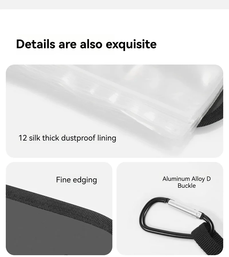 Luya Transparente gefälschte Ködertasche, PVC-Innentasche, geteilte wasserdichte Aufbewahrungstasche, Aufbewahrungstasche für Angeln, Sortierungszubehör – Detail 17