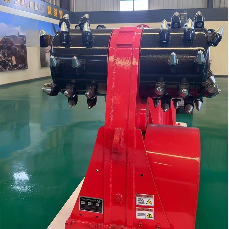 High Torque Excavator Milling Head Rock Crusher Customized for 20-40Ton Equipment Efficient Mining Road Construction Customized