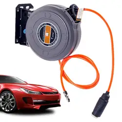 Garden Hose Reel Wall Mounted Hose Reel Heavy Duty Water Hose Reel for Outdoor Use Garden Hose Holder Anti-Freeze and UV