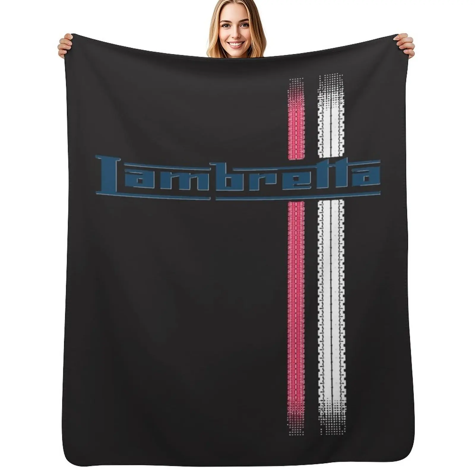 Lambretta track Classic T-Shirt Throw Blanket Cozy Light Blanket for Travel Camping Picnic