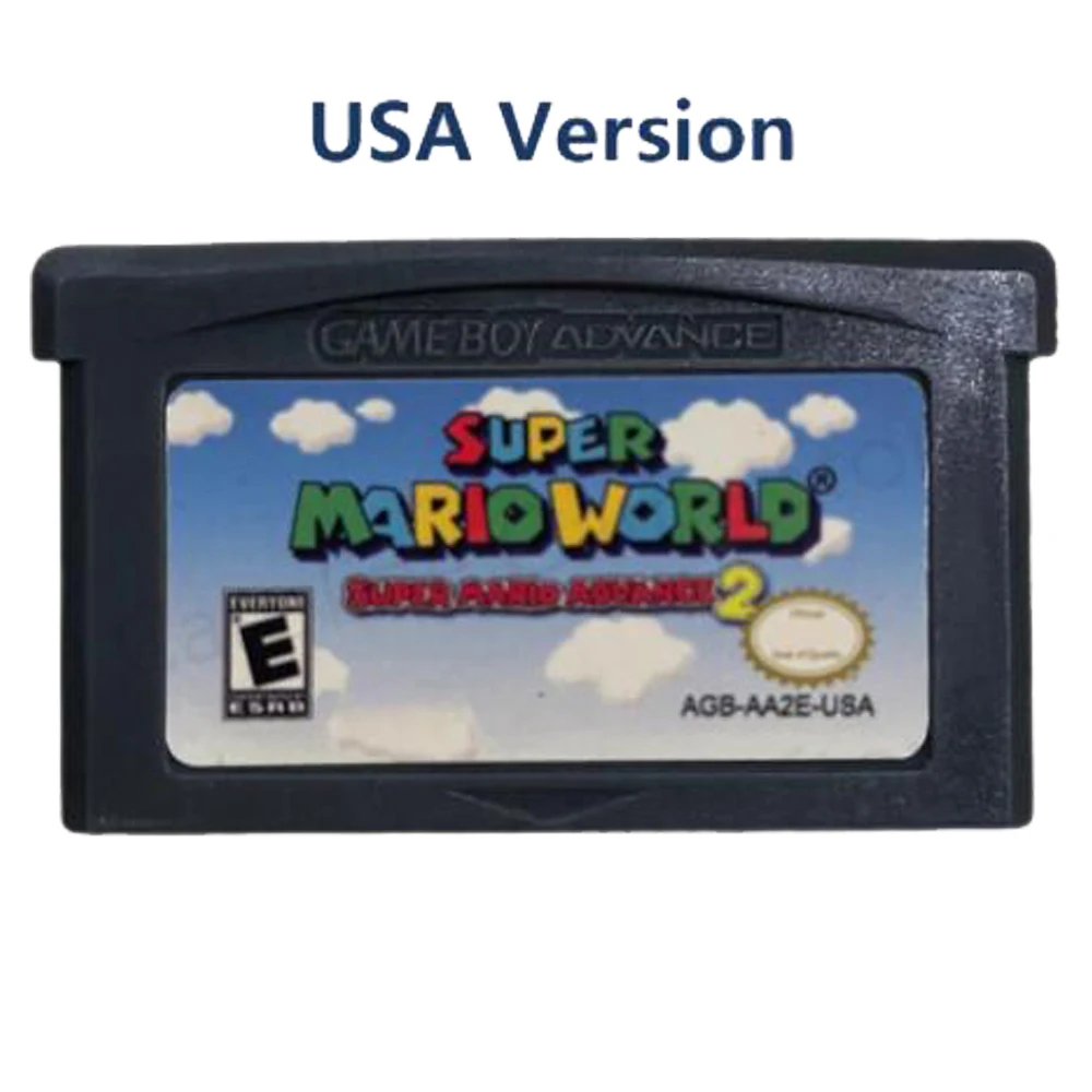 GBA Game Cartridge 32-Bit Video Game Console Card Advance Wario Land 4 Mario Kart for GBA NDS