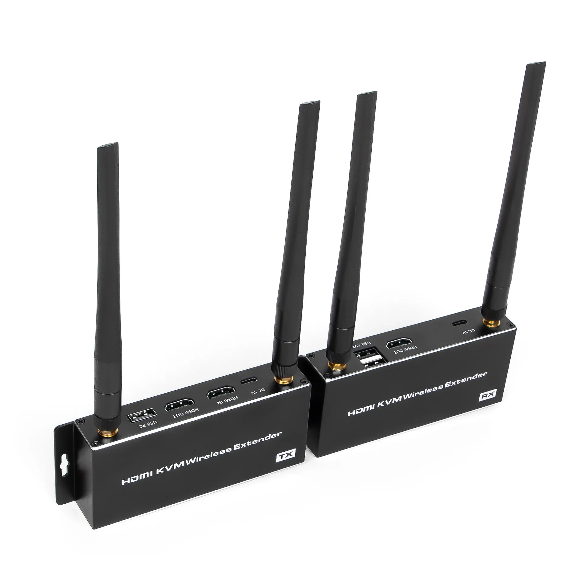 

4K Wireless HDMI Video Transmitter and Receiver 5G 200M 1080P HDMI KVM Extender Adapter for Camera Dvd Laptop PC To TV Projector