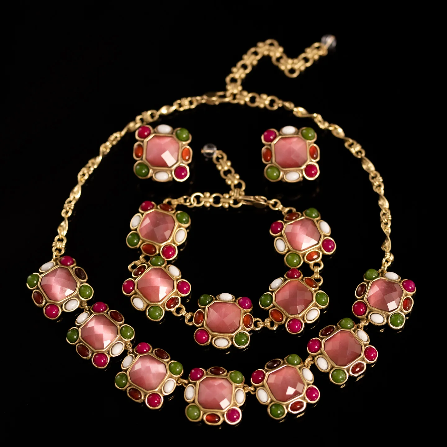Summer 2026 High-End Women's Zircon Pendant Jewelry Set Light Luxury Evening Earrings And Necklace Wedding Accessory