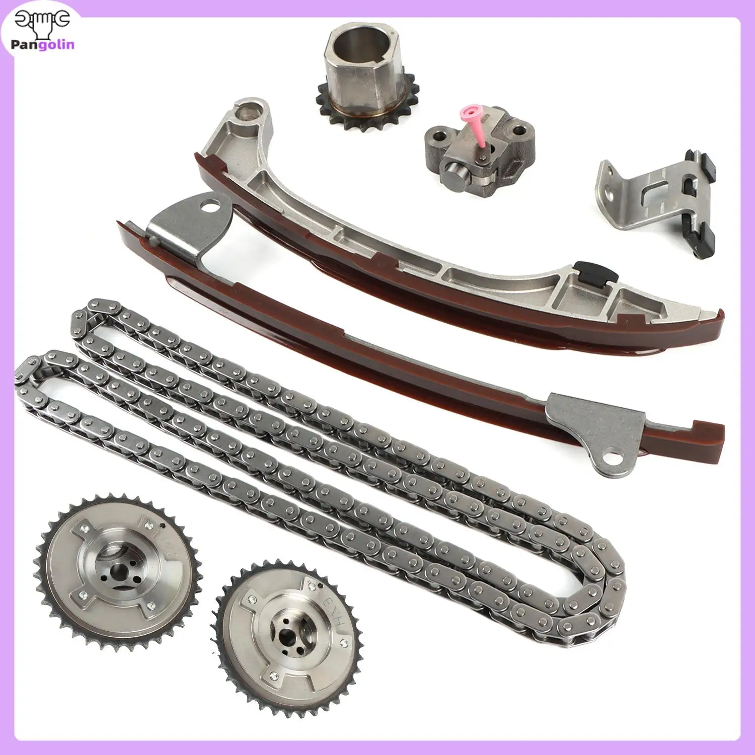 

1set Timing Chain Kit & Camshaft Adjuster For Toyota Camry Highlander Lexus ES300H Scion TC RAV4 Sienna Venza L4 DOHC Car Parts
