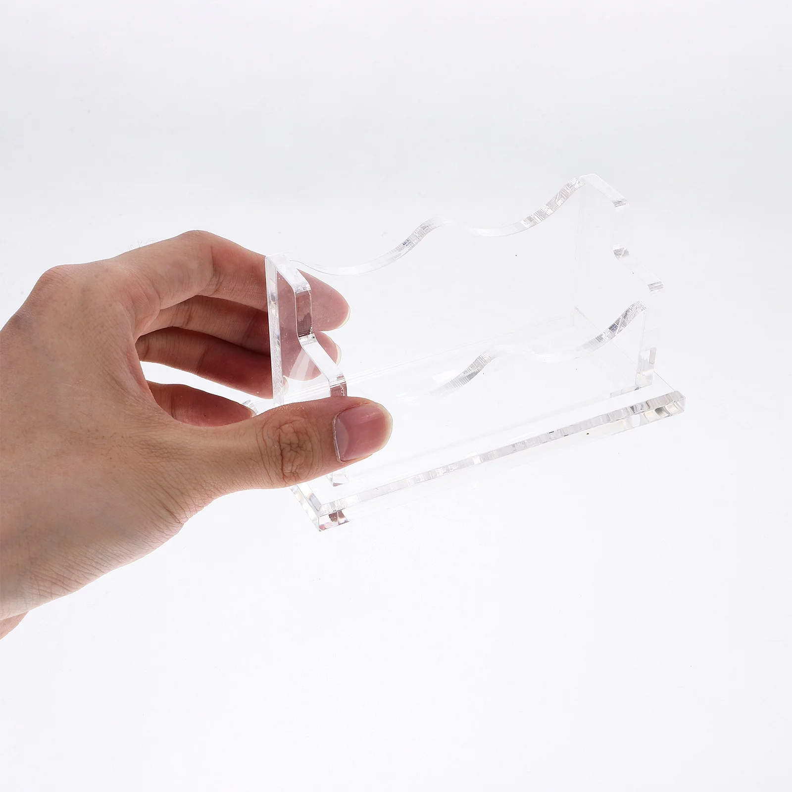 

Acrylic Business Cards Holder Desktop Card Storage Stand Card Display Holder Professional Office Organizer Acrylic Display Stand