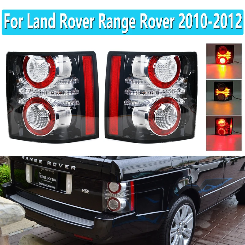

Tail Light For Land Rover Range Rover 2010 2011 2012 LED Rear Lamp Brake Stop Light With Bulb Replacement LR031758 LR031756