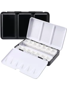 12 최고의 판매 빈 수채화 팔레트 -13