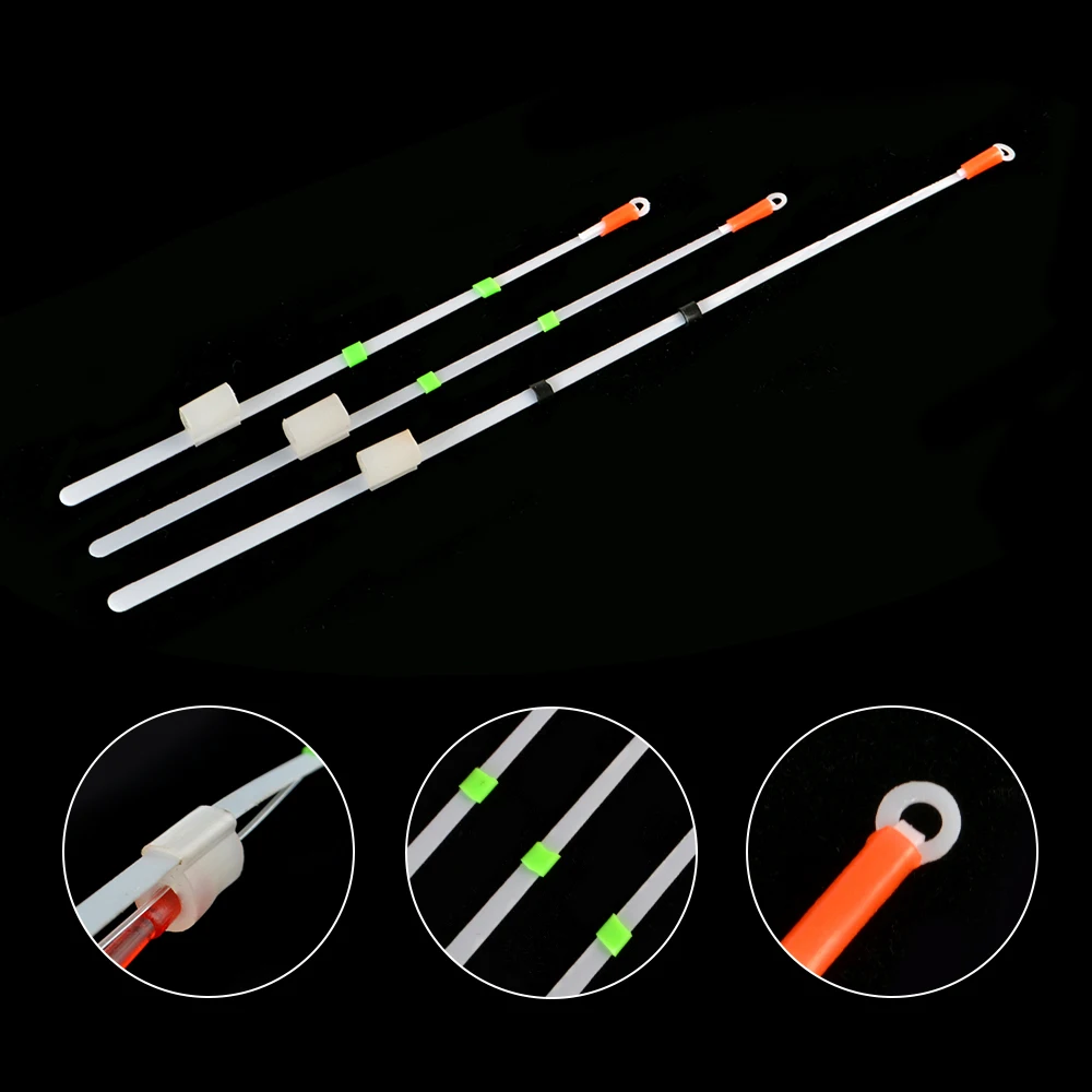 NGB Ice Fishing Rod Top Plastic 5pcs/lot 10cm/12cm/14cm/16cm/18cm Winter Portable Outdoor Fishing For Fishing Tackle