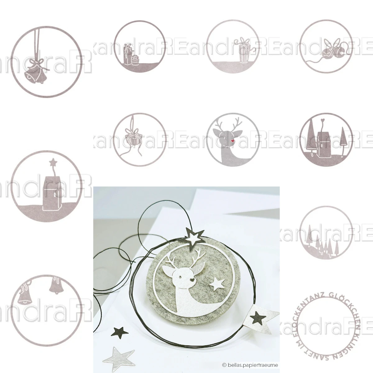 

Bell in the Circle, новинка 2025, металлические штампы для DIY, скрапбукинга, ремесел, шаблон для фотоальбома, украшение ручной работы