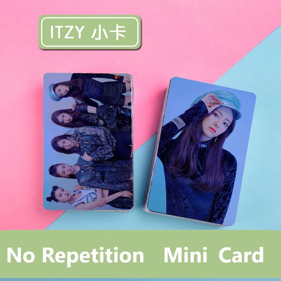 

Series1 2019 JYP ITZY YEJI Choi Jisu Lia CHAERYEONG YUNA Shin Ryujin RYUJIN Mini Card Wallet Lomo Card With Photo Album