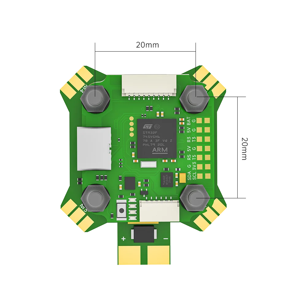 iFlight BLITZ Mini F745 Stack (E55 Mini 4-IN-1ESC) يدعم دعم Betaflight، البرامج الثابتة Ardupilot لأجزاء FPV #5