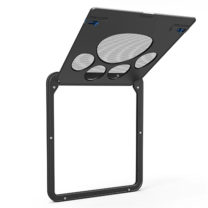 Акция! 2X Pet Kitty Dog дверной клапан открывалка для ворот управляемый вход электронный экран защита для окна настенная москитная сетка (маленькая)