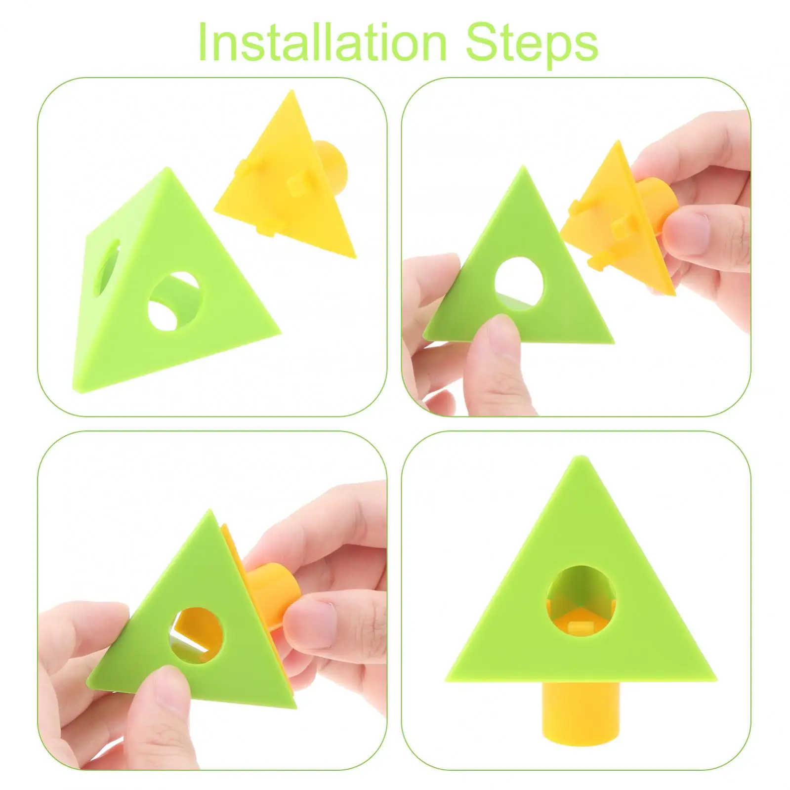 6 PCS Triangle Removable Spray Foot Support Bracket for Suitable Sticks / Board, Woodworking Brush Paint Spray Bracket Tools